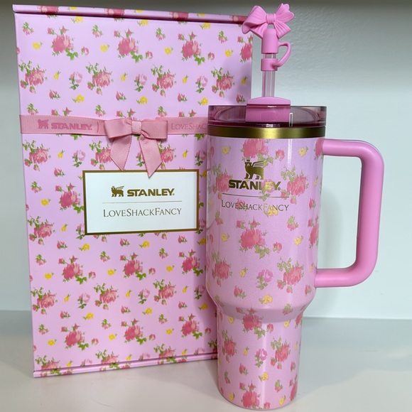 Stanley Other - In hand! NWT STANLEY 1913 X LOVESHACKFANCY QUENCHER H2.0 FLOWSTATE TUMBLER 40 OZ